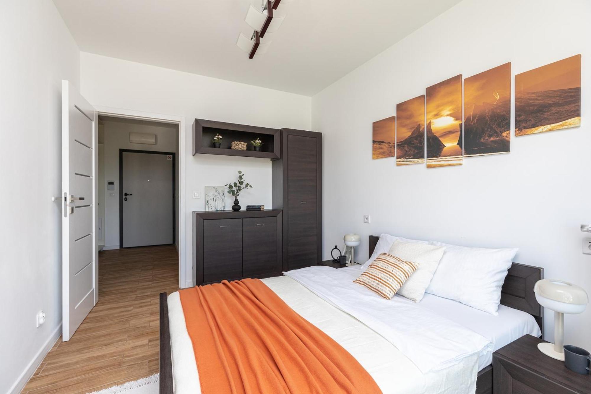 Ferienwohnung Superapart Budowlana 5 Warschau Exterior foto